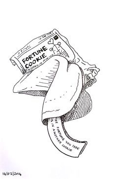 236x363 Taking Notes On How To Angle A Fortune Cookie To Draw It . Ps