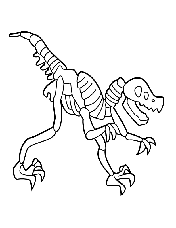 612x792 Dinosaur Fossil Coloring Pages Coloring Page For Kids