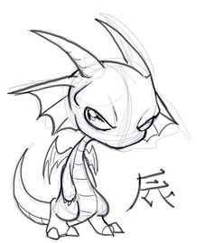 236x269 How To Draw Dragons How To Draw A Dragon Head, Step By Step