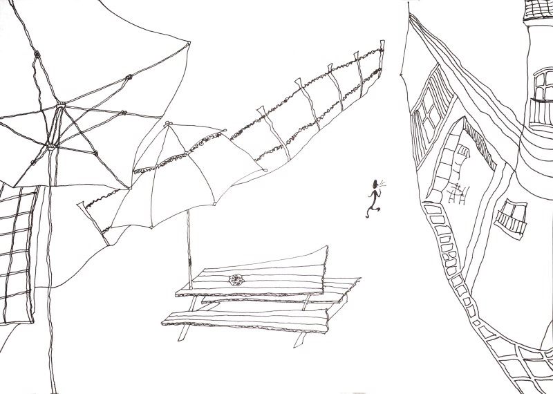 800x570 Fountain Pen Drawing Art Cheonan, Haein Caterpillar Drawing