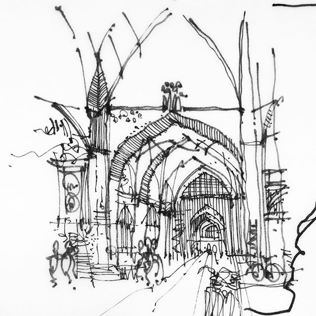 640x640 Quick Sketch Of A Bazaar