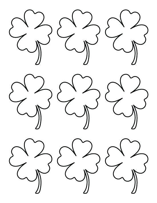 550x712 Quickly Printable 4 Leaf Clover Four Many Interesting Cliparts