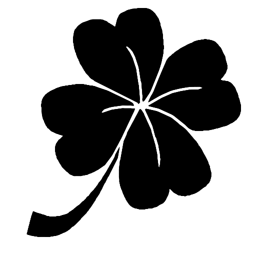 518x518 Shamrock Four Leaf Clover Stencil Sp Stencils