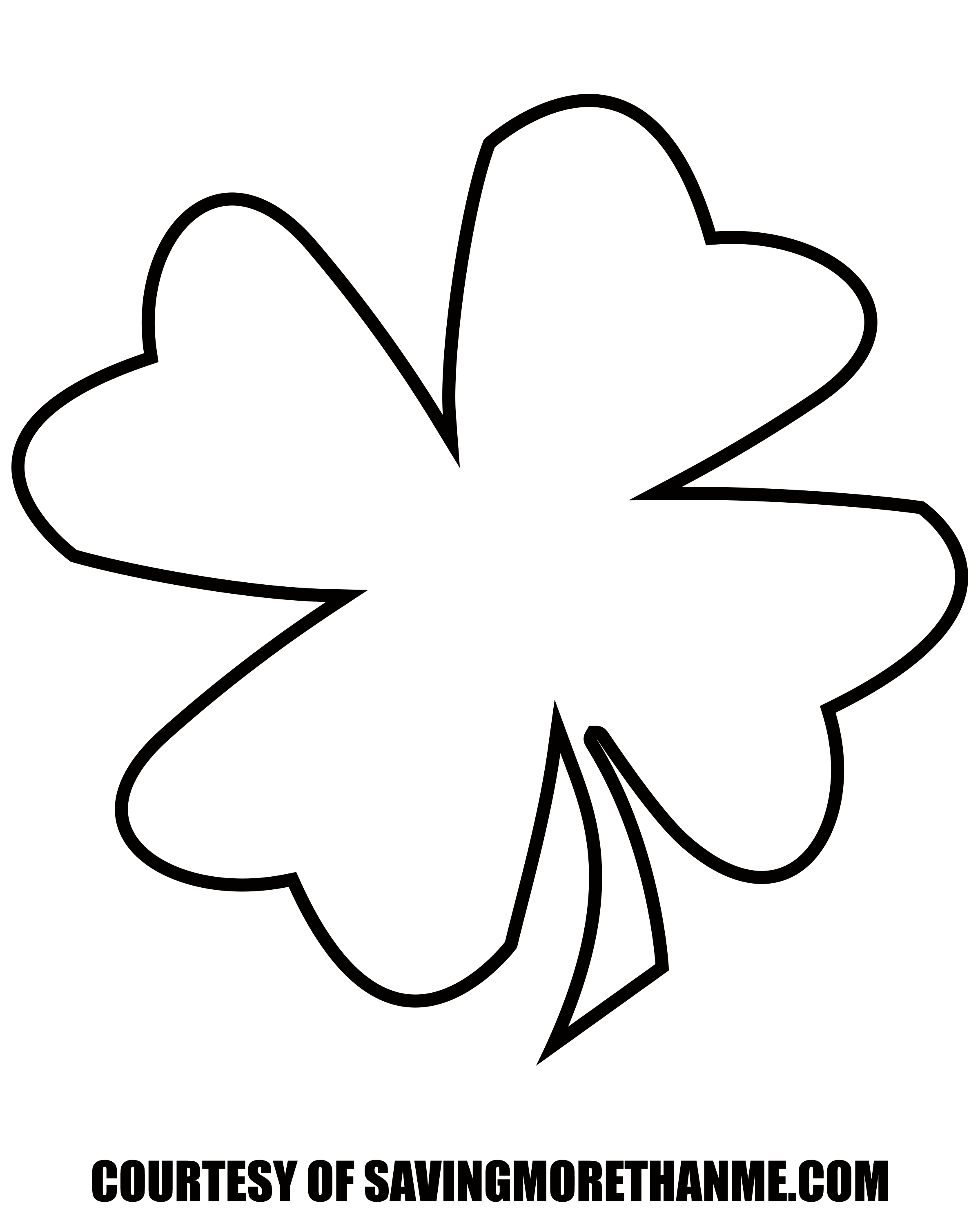 2400x3000 Four Leaf Clover Savingmorethanmecom