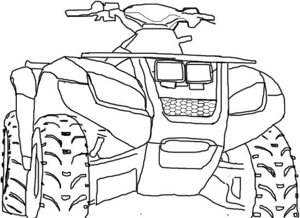 Four Wheeler Drawing at GetDrawings | Free download