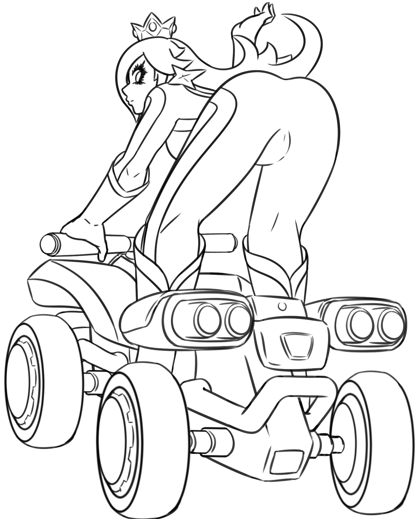 1468x1816 Rosalina Atv Lines By Avianookami