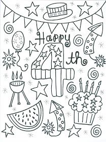 209x280 4th Of July Coloring Page Independence Day Theme Weekly Home