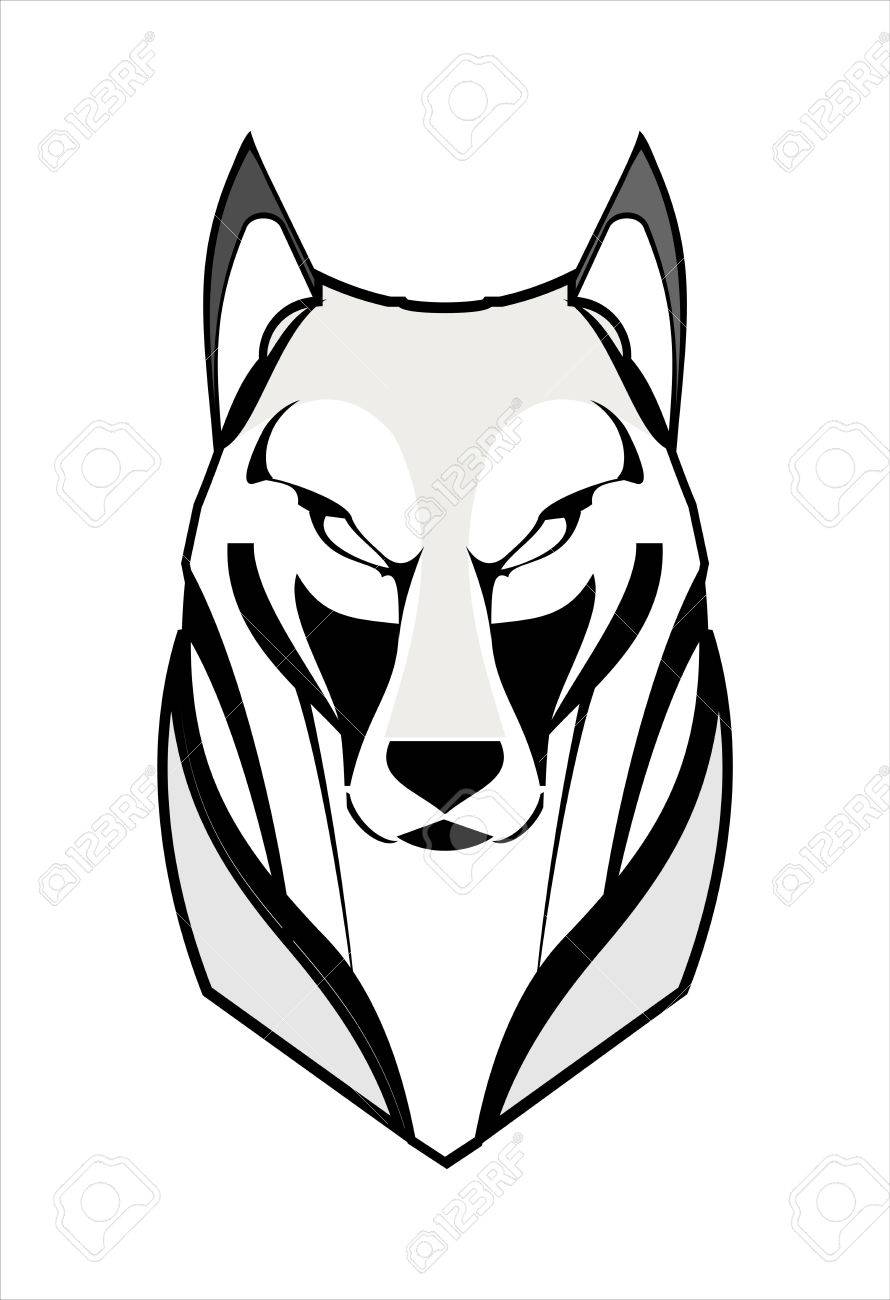 890x1300 Wolf, Coyote, Husky, Fox Royalty Free Cliparts, Vectors, And Stock