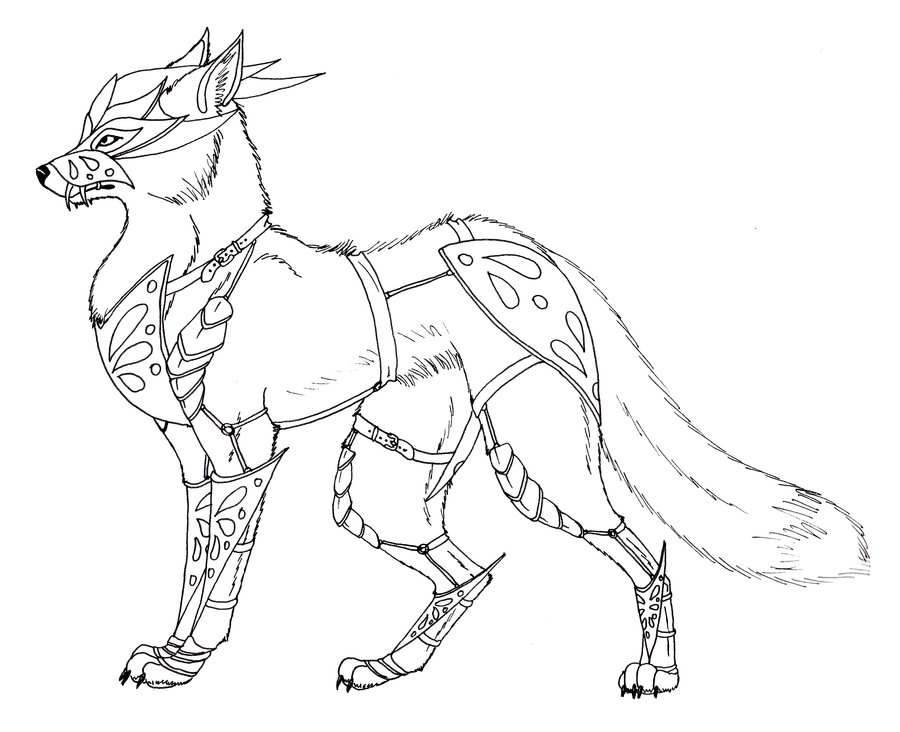 900x732 Armored Fox Wip By Mmoto53