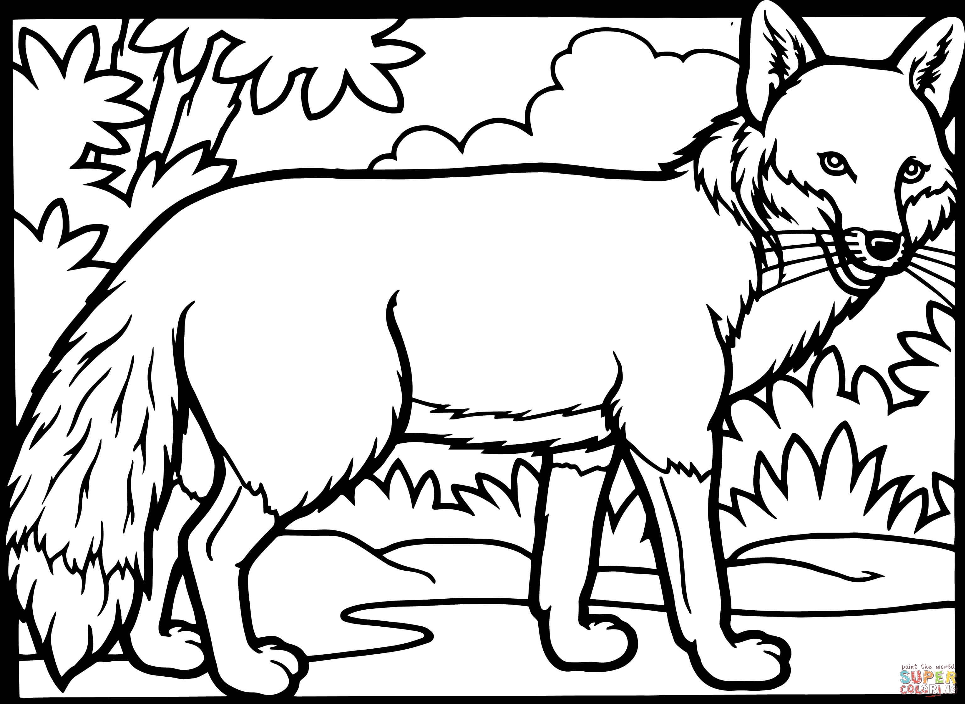 3069x2239 Fox Animal Coloring Pages Fox Animal Coloring Pages Fox Animal