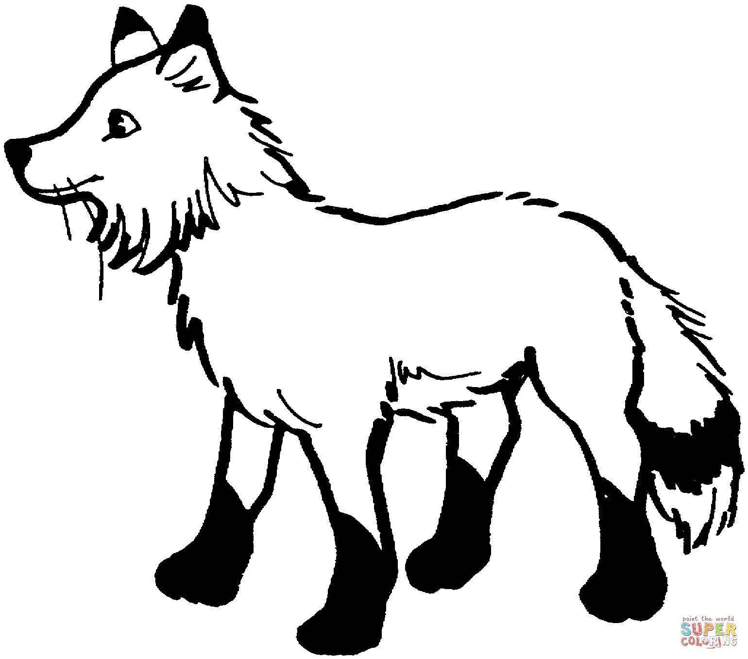 1540x1357 Cute Red Fox Coloring Page Free Printable Coloring Pages