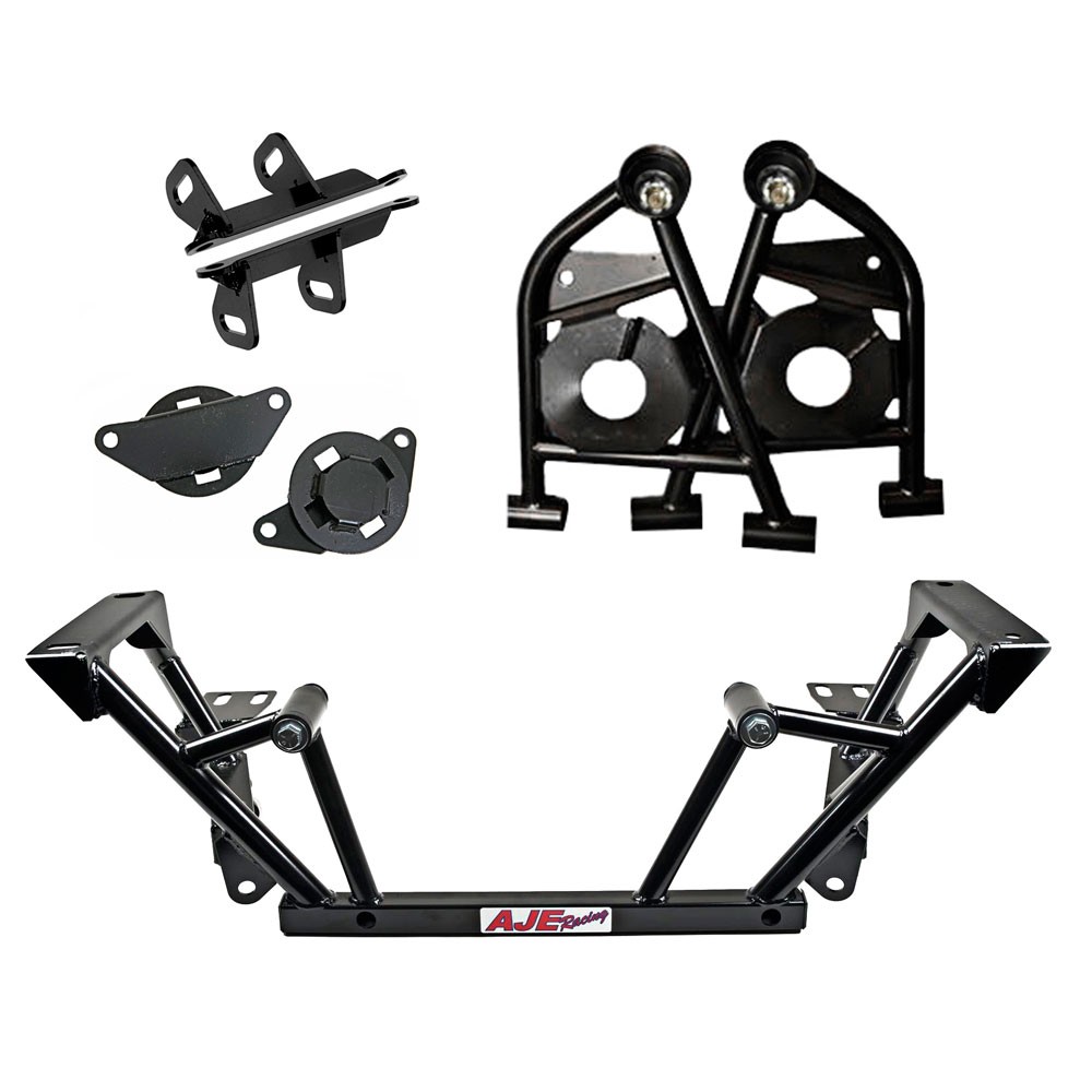 1000x1000 Aje Suspension Mustang K Member Spring Perches 302351 1979 93