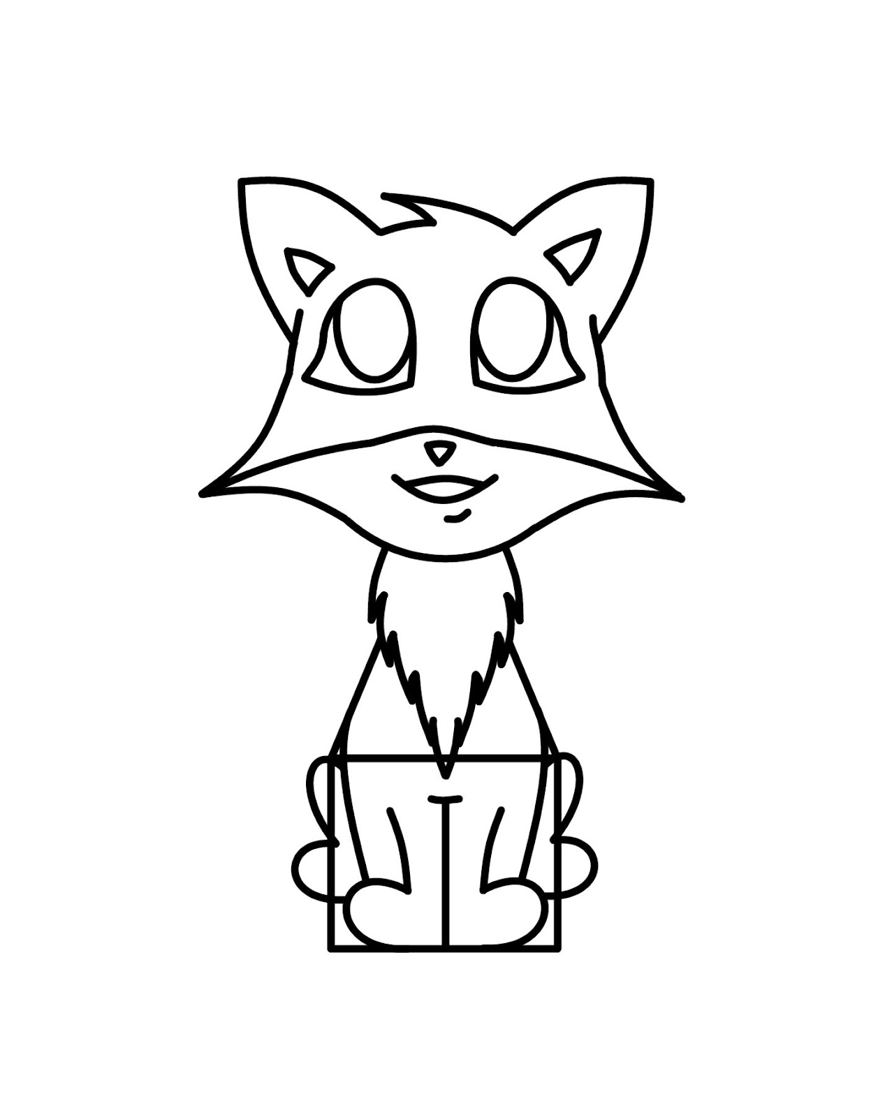 1267x1600 How To Draw Cartoons Fox