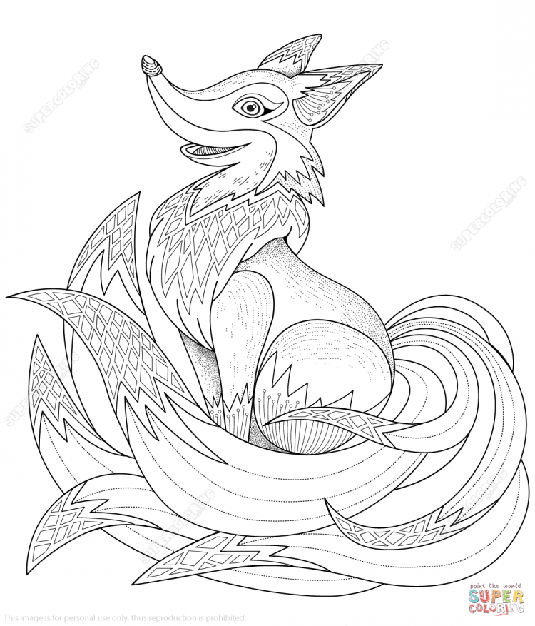 750x877 Coloring Fox Coloring Pages Free Printable Plus Cute Fox