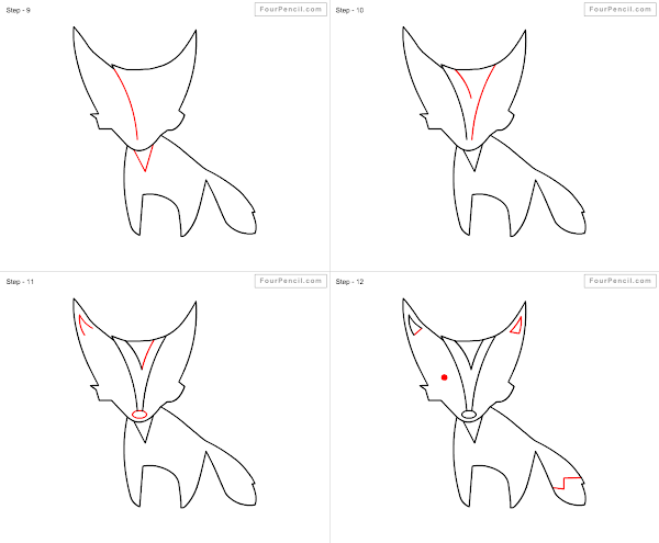 600x495 Fpencil How To Draw Fox For Kids Step By Step