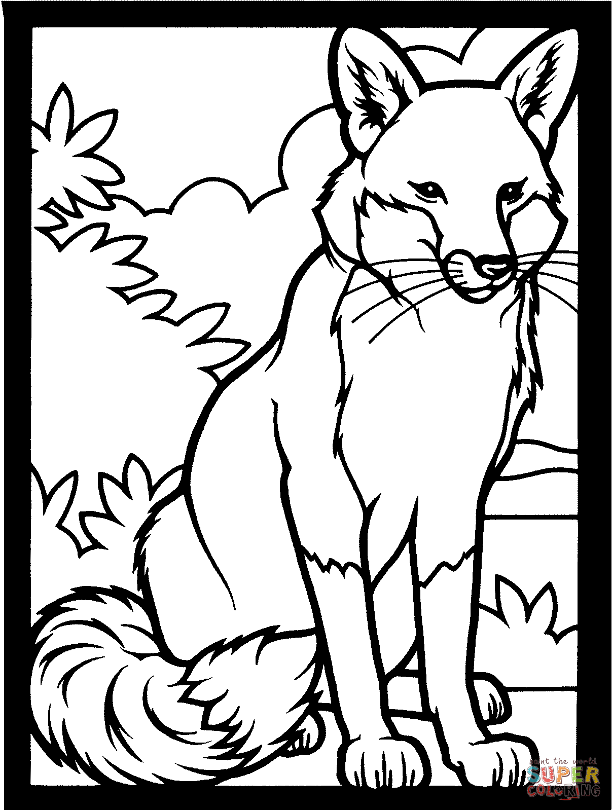 1207x1600 Red Fox Coloring Pages Free Coloring Pages