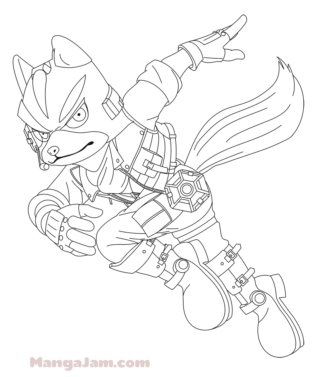1083x1280 How To Draw Fox Mccloud From Star Fox