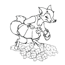 230x230 Top 25 Free Printable Fox Coloring Pages Online