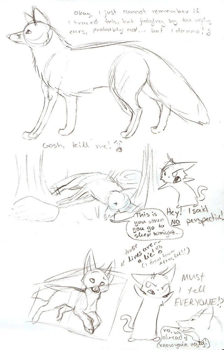 715x1118 Tutorial Sketch Fox 4 By Joava