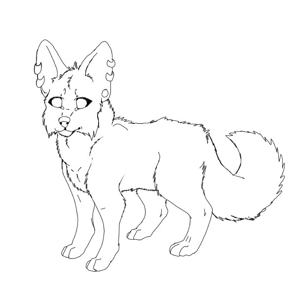 Fox Drawing Outline at GetDrawings | Free download
