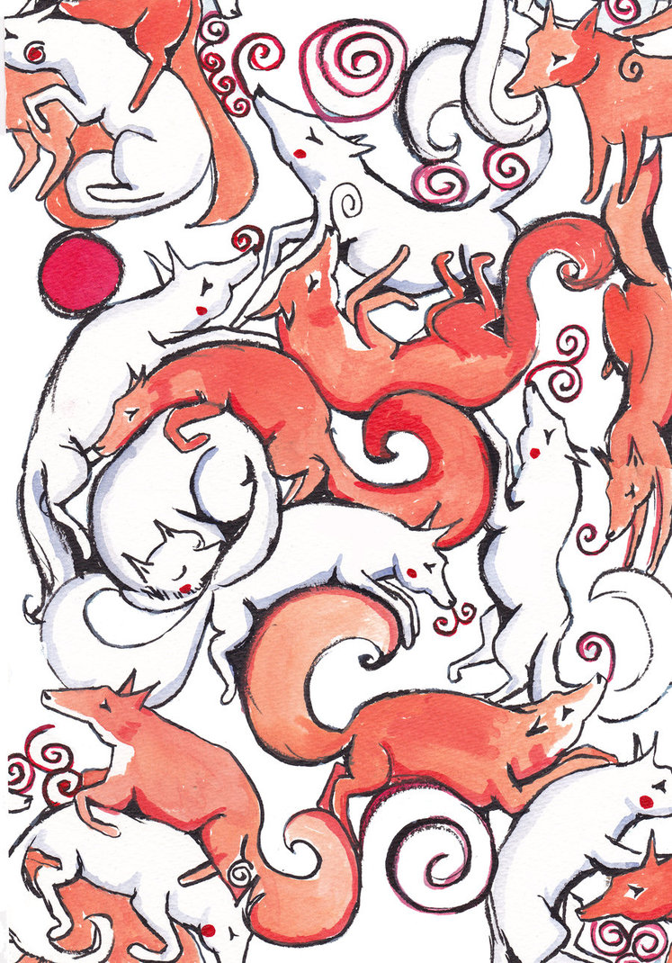 747x1070 Fox Pattern By Borgiskhan