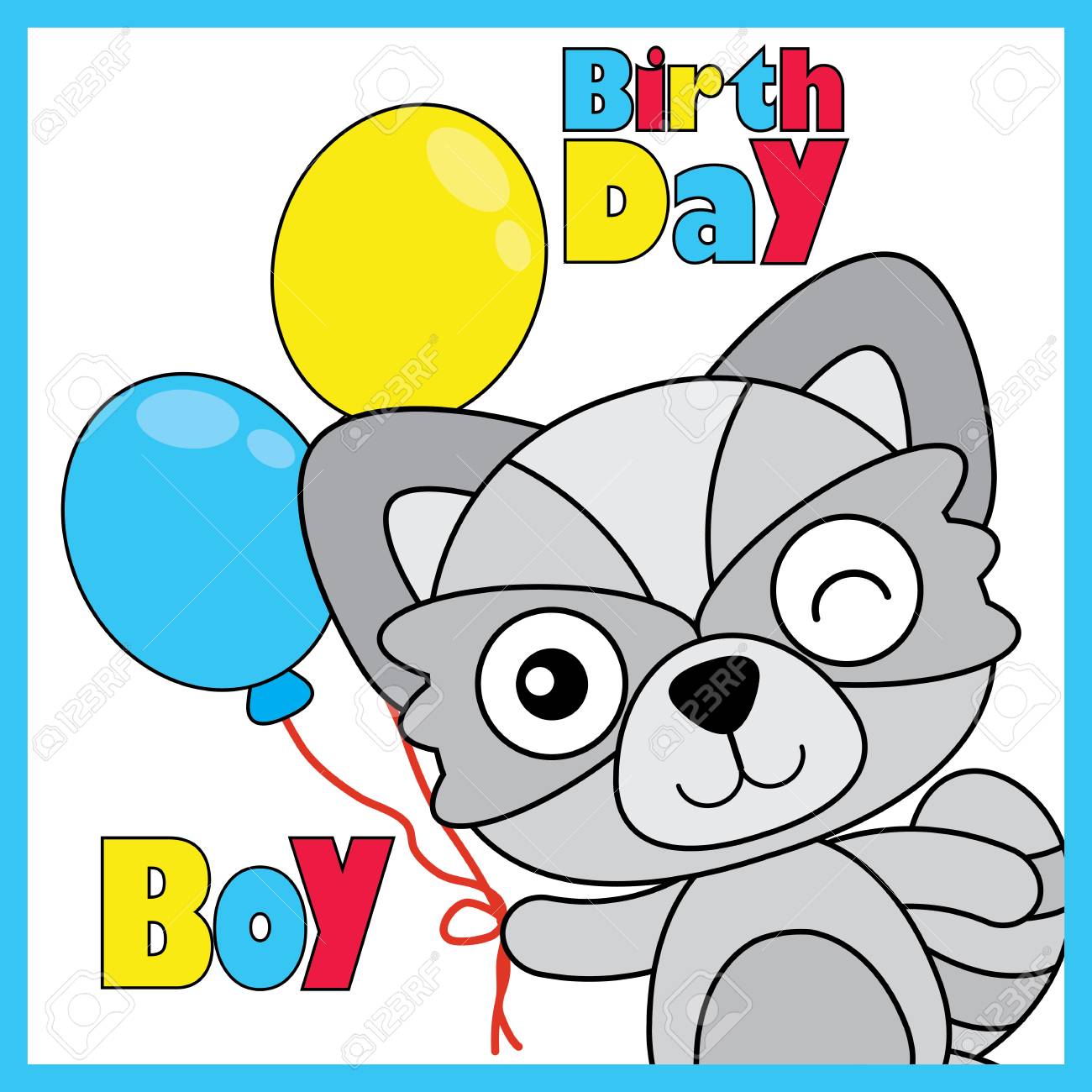 1300x1300 Vector Cartoon Illustration Of Cute Fox Boy Brings Colorful