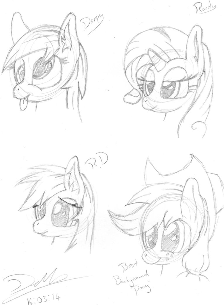 766x1043 Random Face Drawings By Fox Kai