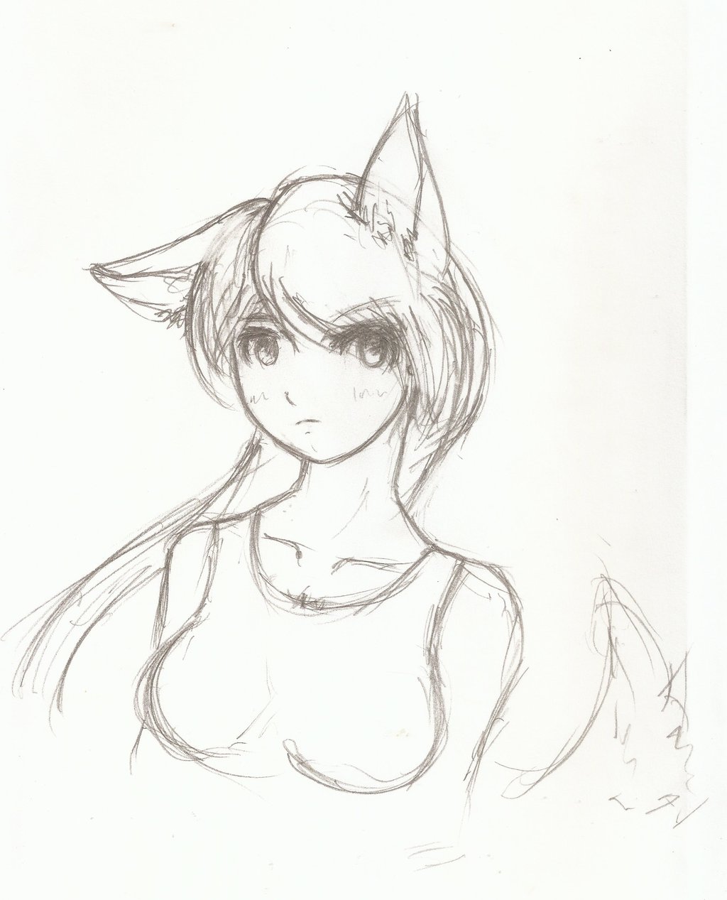 1024x1267 Drawn Fox Fox Ear