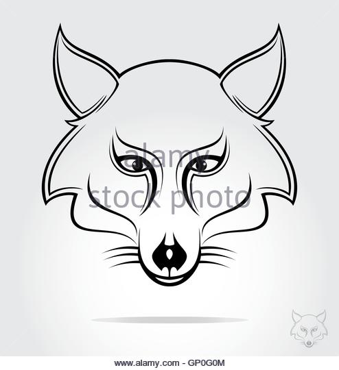 494x540 Fox Head Stock Vector Images
