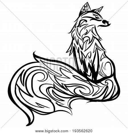 450x470 Stylized Fox. Forest Animals. Cute Vector Amp Photo Bigstock