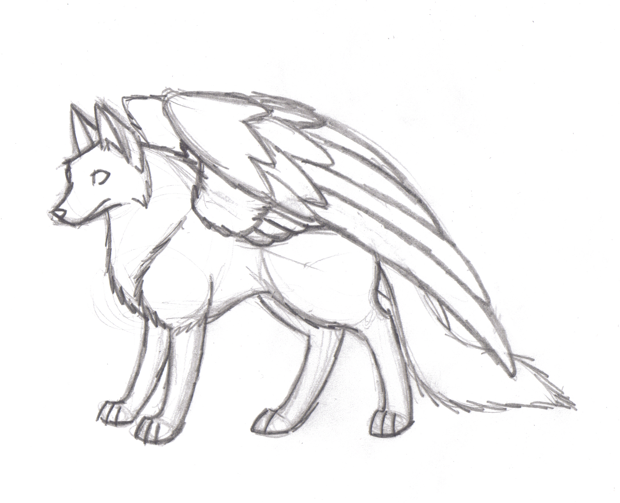 2159x1750 Winged Fox Wip By Nitaradahmpiel