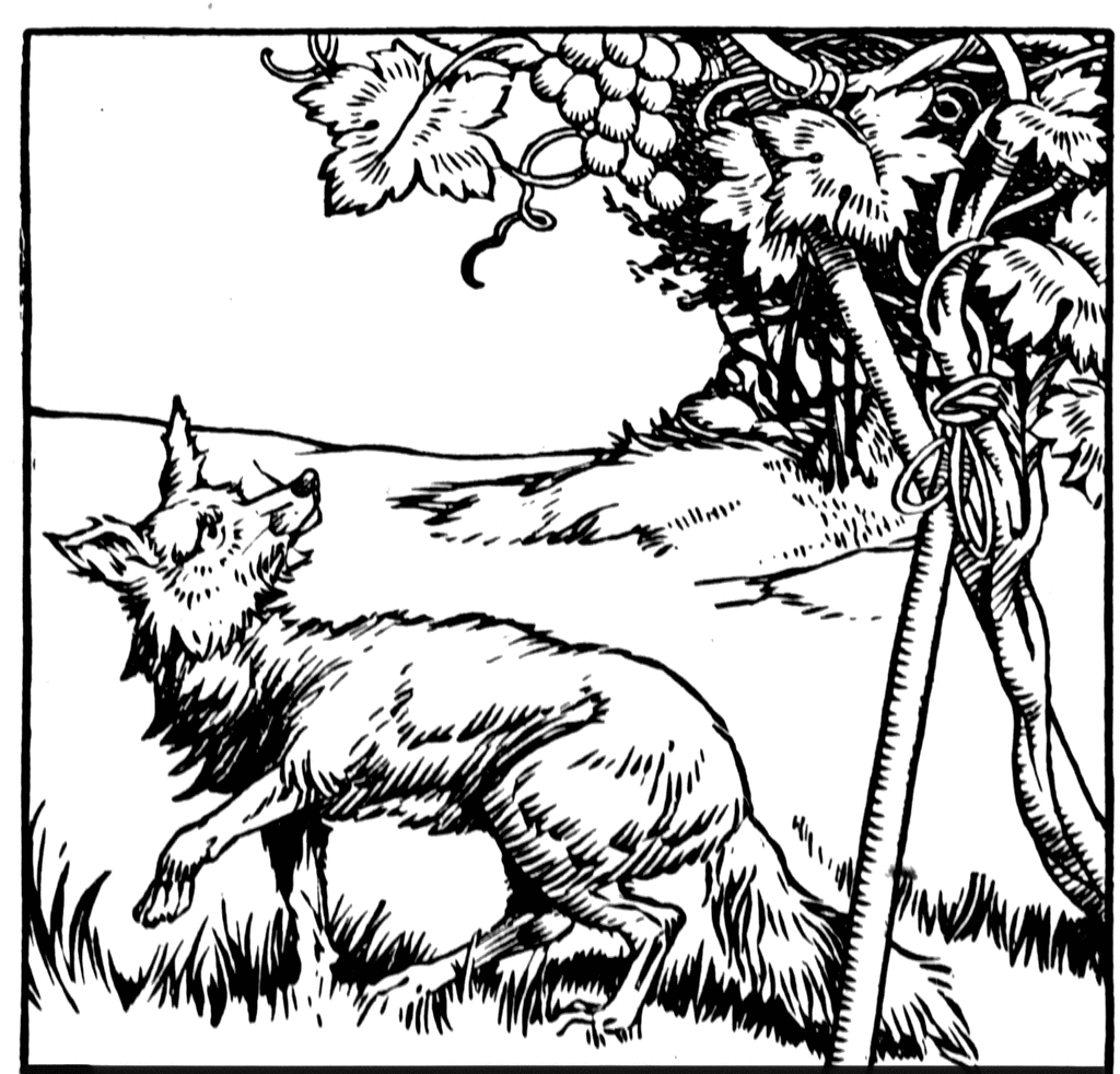 1024x982 Fox And The Grapes Clipart