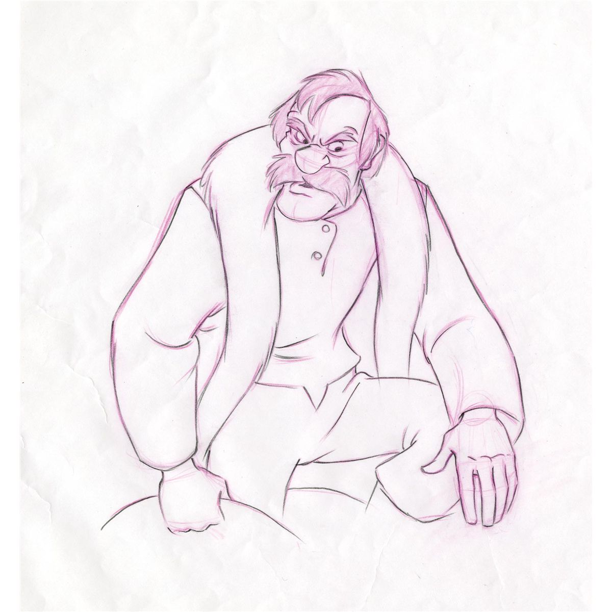 1200x1200 Five Original Production Drawings From The Fox And The Hound