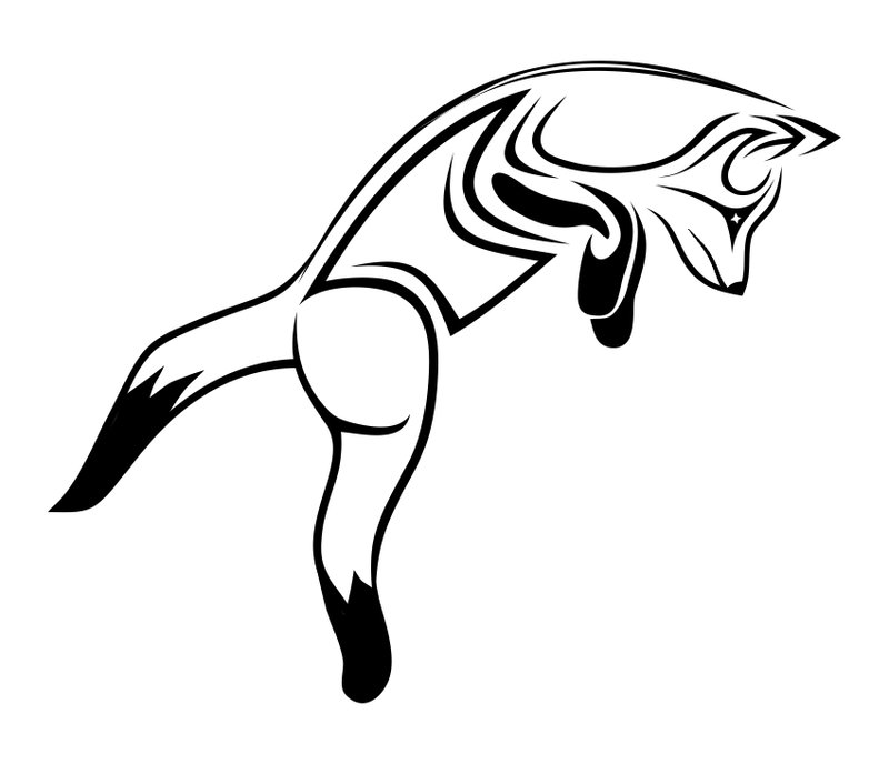 800x688 Tribal Jumping Fox By Blackbeard 1987