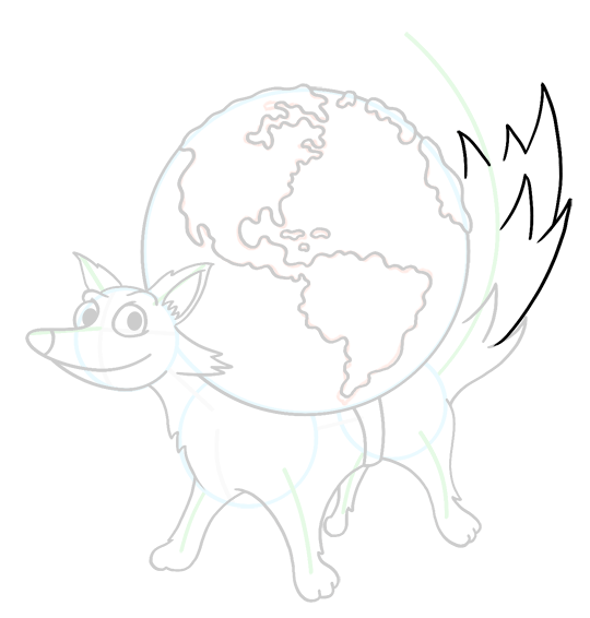 540x566 How To Draw A Mozilla Fire Fox
