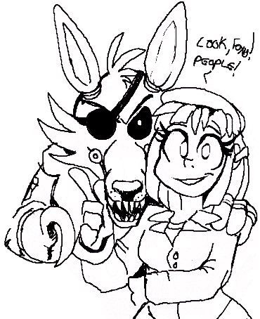 370x454 Foxy Nice To Meet You Five Nights