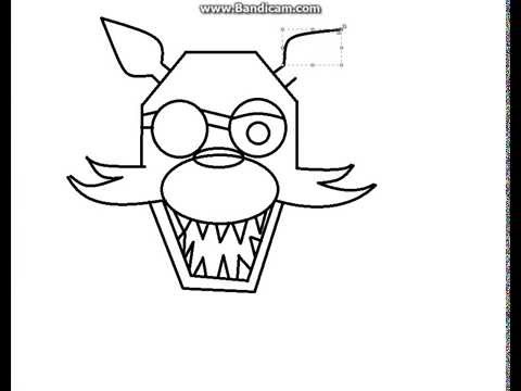 480x360 How To Draw Foxy Face