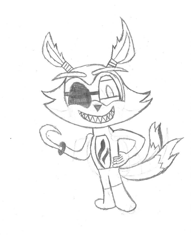 779x960 F.n.a.f Foxy Sketch By Killersandwich09