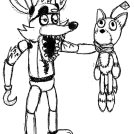 268x268 Fnaf Coloring Pages Foxy Kids Drawing And Coloring Pages