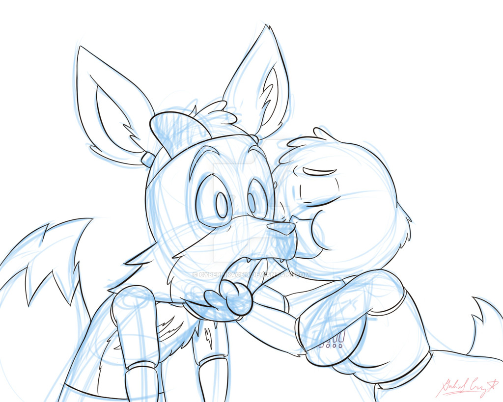 1024x819 Foxy And Chica