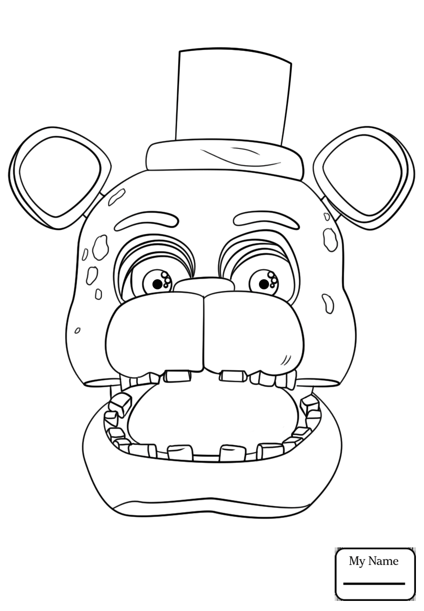 840x1210 Coloring Pages Five Nights