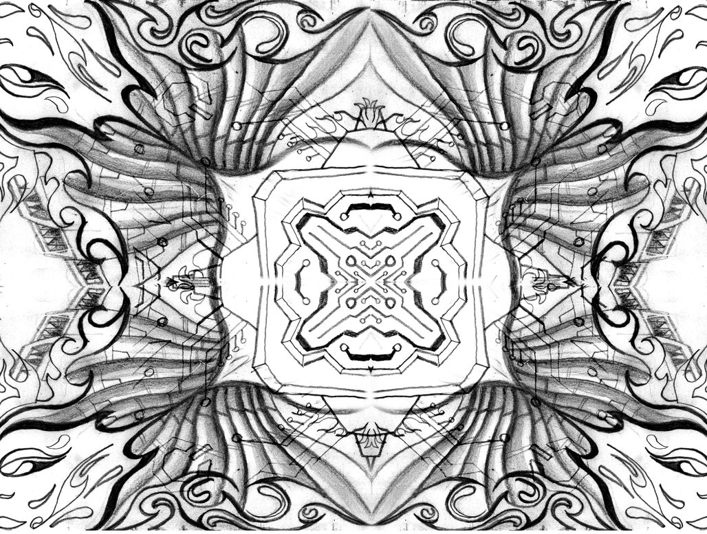1028x777 Cyber Organic Fractal Drawing By Neogzus