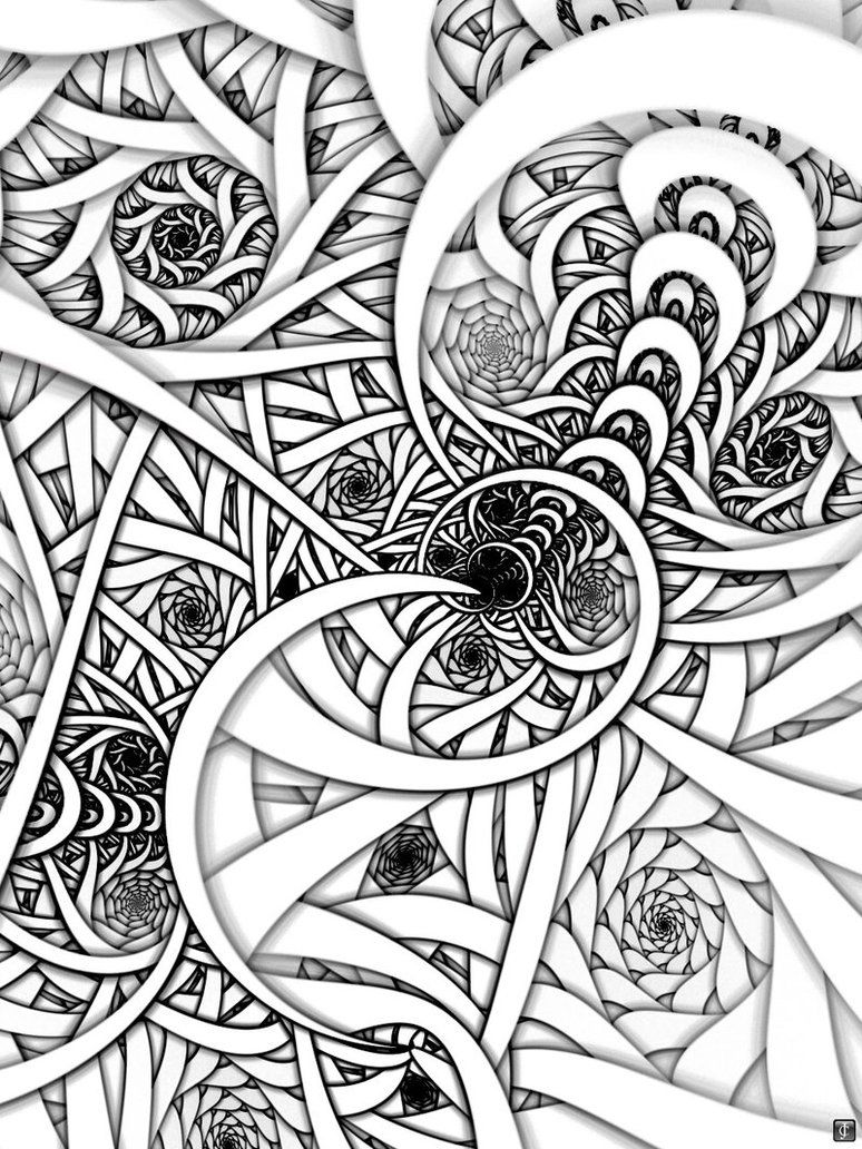 774x1032 Chaos By `clairejones Digital Art Fractal Art Zentangle