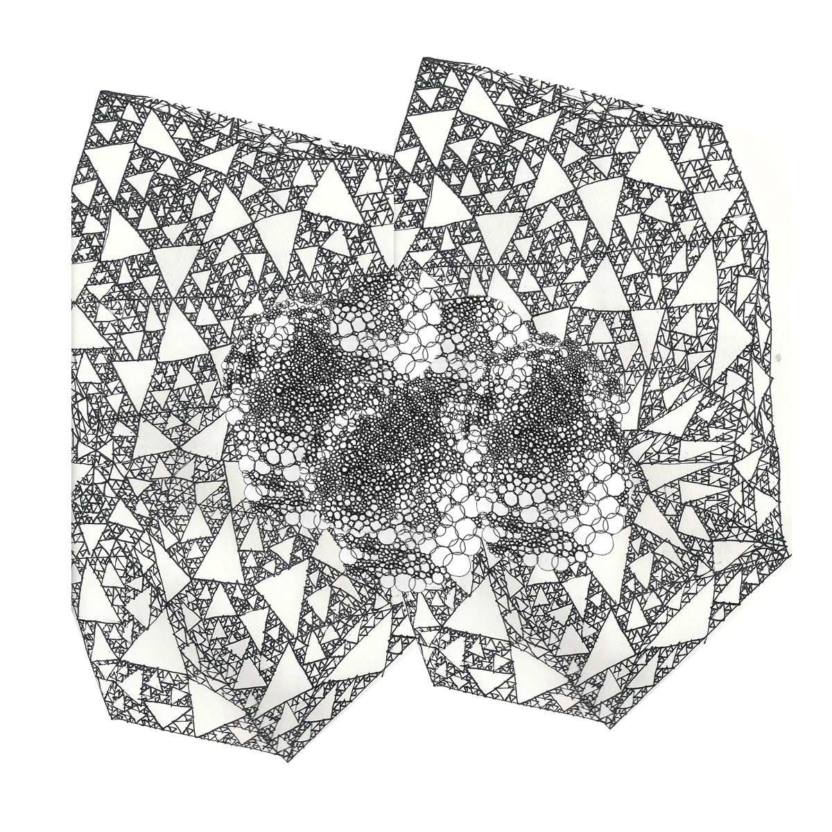 1200x1200 New Line Drawings Percolation, Veins, Fractals Richelle Gribble