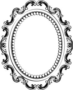 235x292 Line Drawing Mirror Frame Clipart Panda