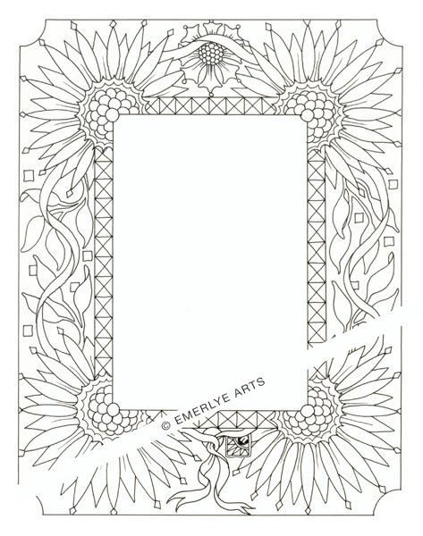 473x600 Cynthia Emerlye, Vermont Artist And Life Coach Sunflower Frame