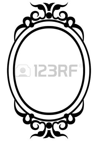 312x450 Drawn Mirror Mirror Frame