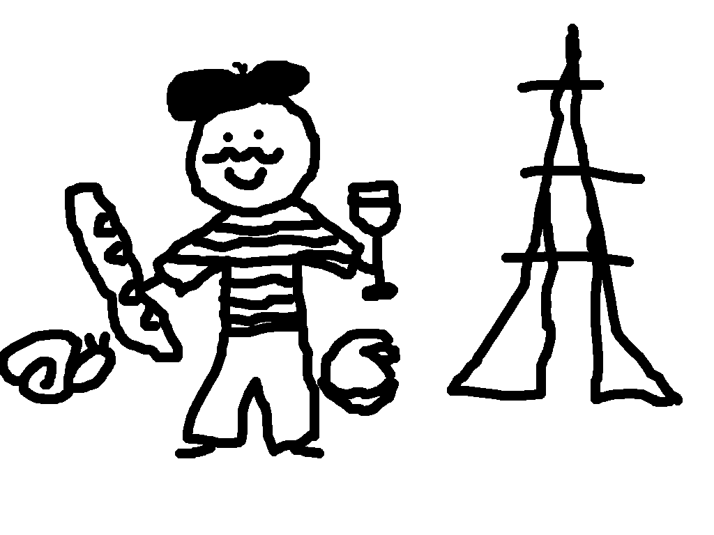 1024x768 Rude Hannah Goes To France