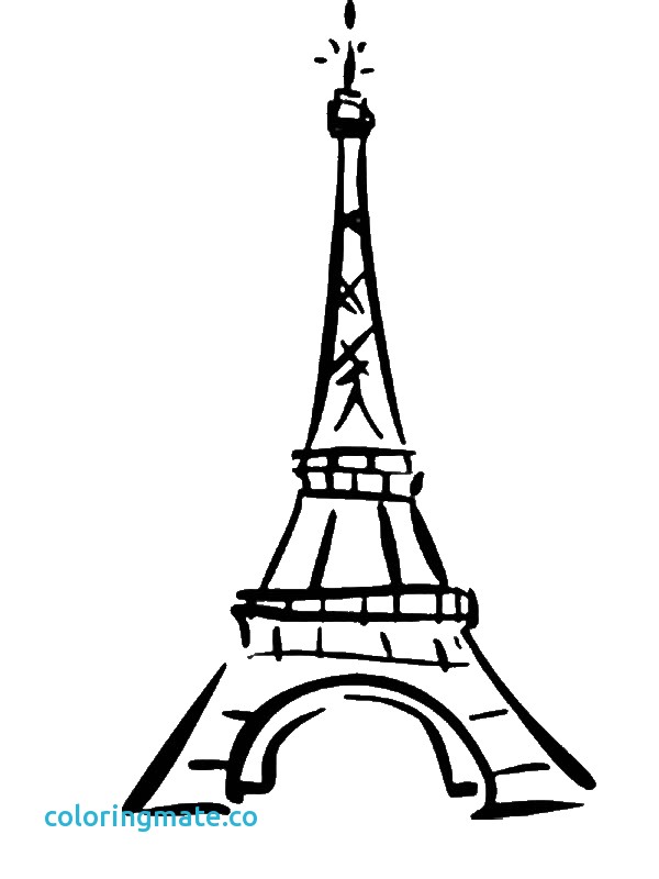 600x800 Eiffel Tower Coloring Pages Fresh Eiffel Tower Coloring Page