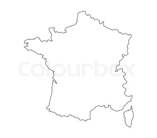 320x280 Stylized Map Of France Things That Different Regions In France Are